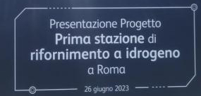 Prima stazione di rifornimento a idrogeno a Roma